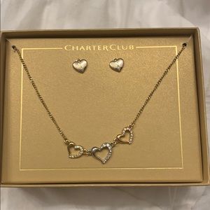 choker and earrings set